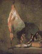 Cat skate oyster water and bread Jean Baptiste Simeon Chardin